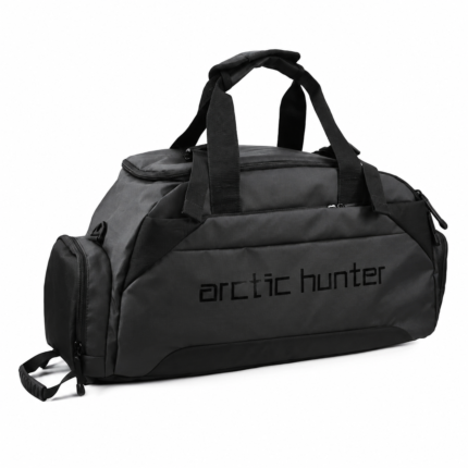 Versatile Duffel Bag with Shoe Chamber: Multi-Pocketed, Amped for Adventure, Water-Repellent