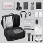 Arctic Hunter B00345 Laptop Backpack Bag With Expandable size USB Charging Waterproof Material Supports Laptop size upto 14.1 inches Capacity: upto 35 Ltrs - Image 4
