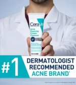 CeraVe Acne Foaming Cream Cleanser With 4% Benzoyl Peroxide-150ml - Image 5